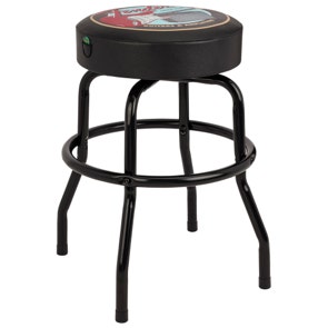 Fender 24 Inch Guitar & Amps Barstool with Pick Pouch Black