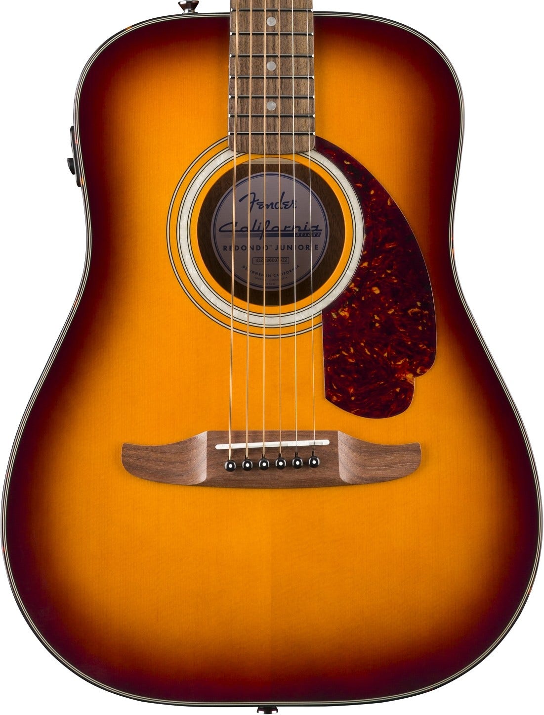 Fender California Deluxe Redondo Jr E Acoustic Electric Guitar