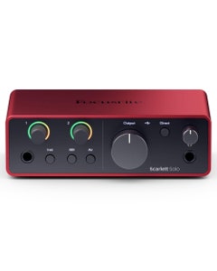 Focusrite Scarlett Solo Gen 4 USB Audio Interface