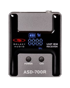 Galaxy Audio ASD-700R UHF Digital IEM In Ear Monitor Receiver