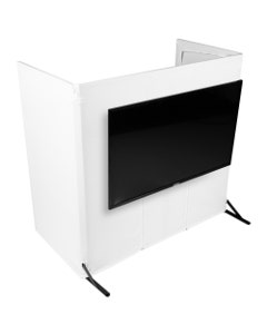 Gator Frameworks DJ Facade with TV Mount and Bag