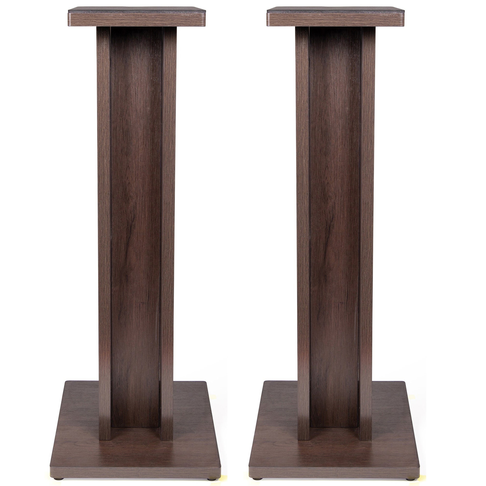 Gator Elite Series Studio Monitor Stand - Brown 2 Pack