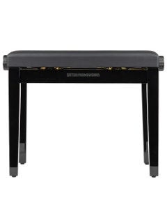 Gator Deluxe Height Adjustable Piano Bench Black