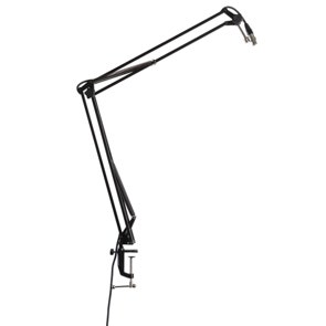 Gator GFWMICBCBM1000 Desk-Mounted Broadcast/Podcast Boom Mic Stand
