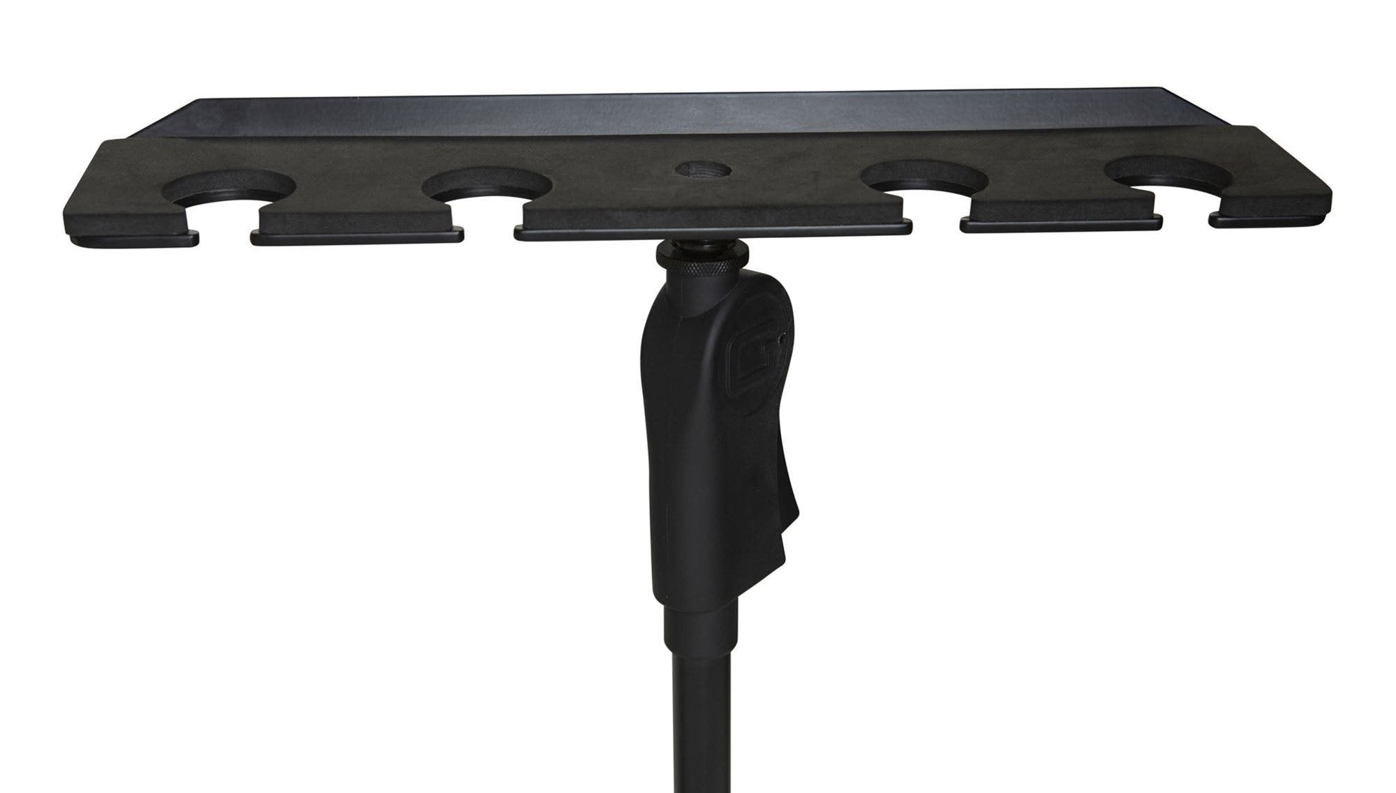 Gator GFW-MIC-4TRAY Multi Mic Holder for 4 Microphones