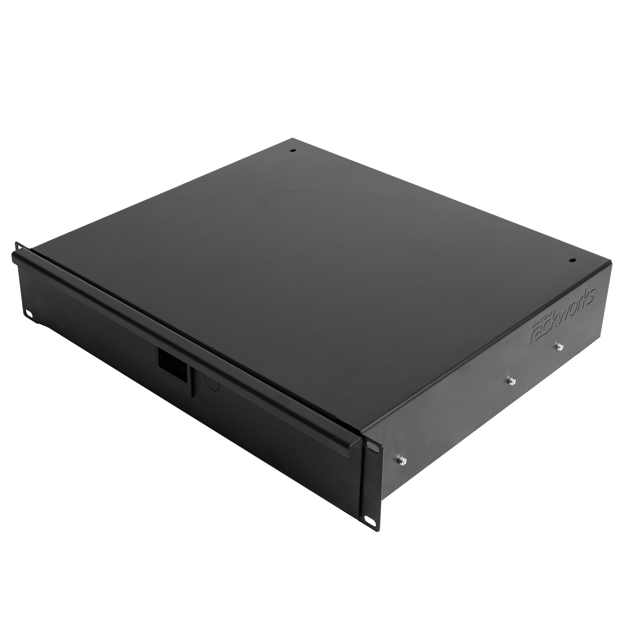 Gator Frameowrks 2U Rack Drawer for Six Wireless Microphones