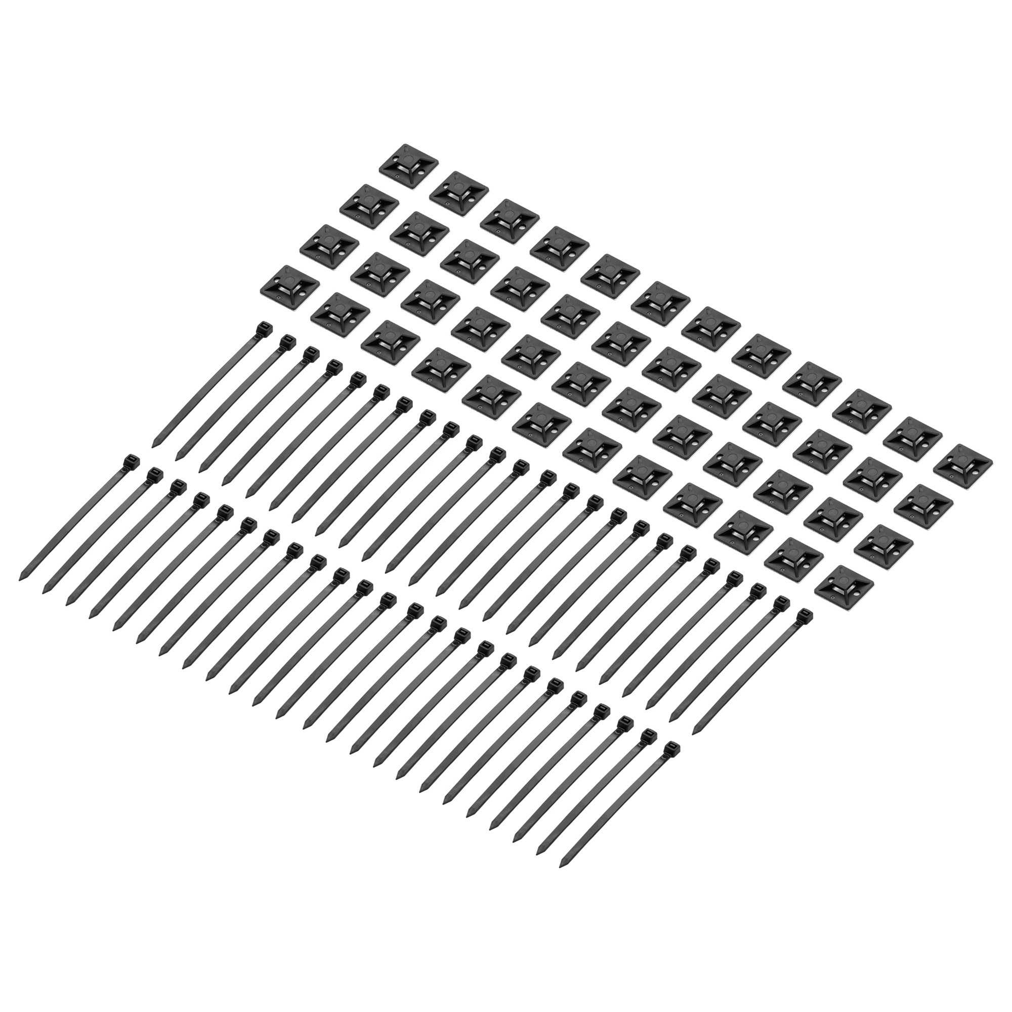 Vertex by Gator Cable Tie/Cable Tie Holder 48 Pak