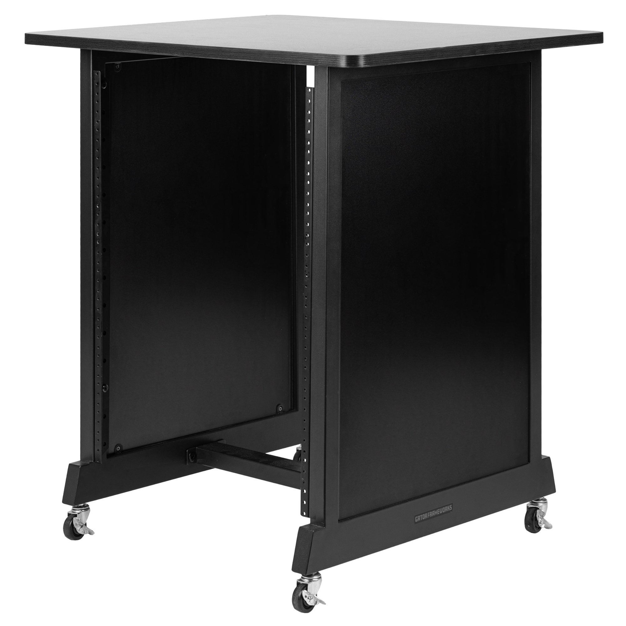Gator RI-STRK-14U-BLK 14U Wood Rack Cabinet Black