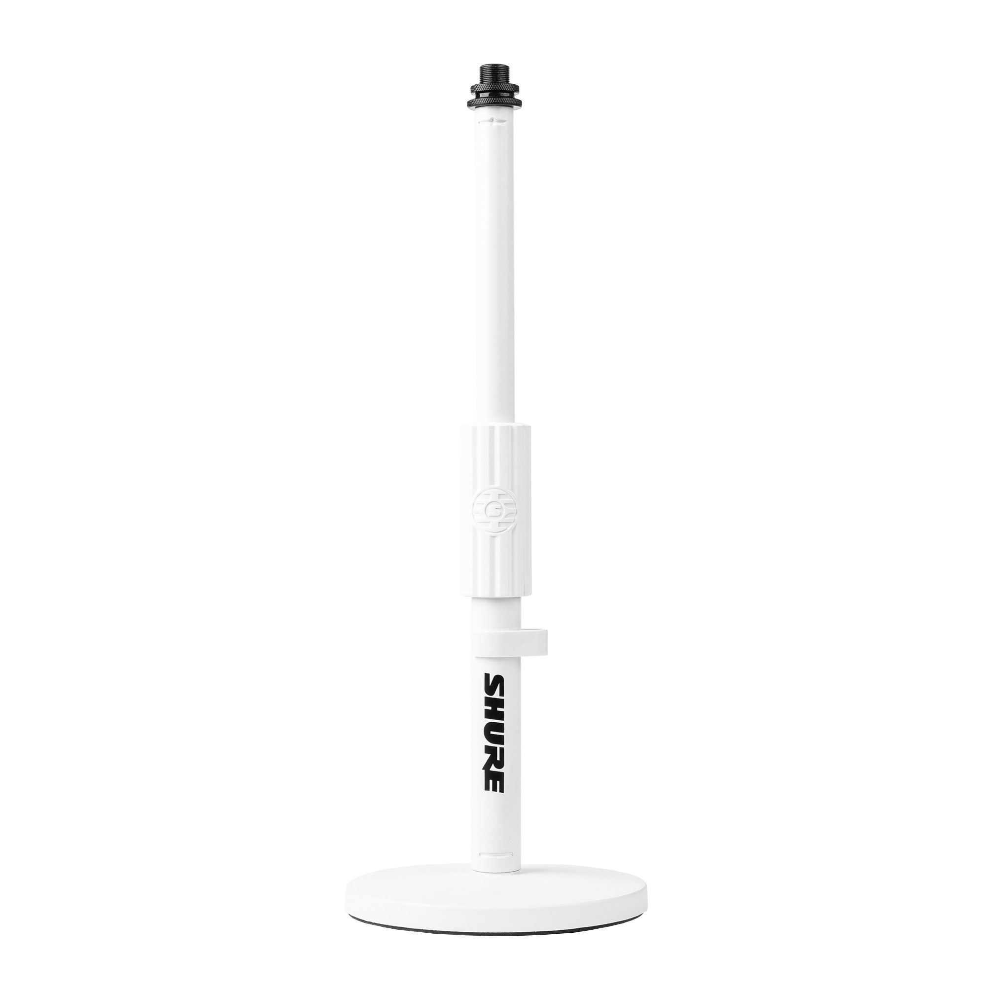 Shure 6 Inch Round Base Desktop Mic Stand White