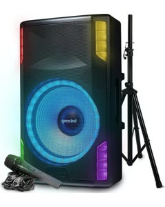 Gemini GSPL5500PK 15 Inch Active PA Speaker Bundle