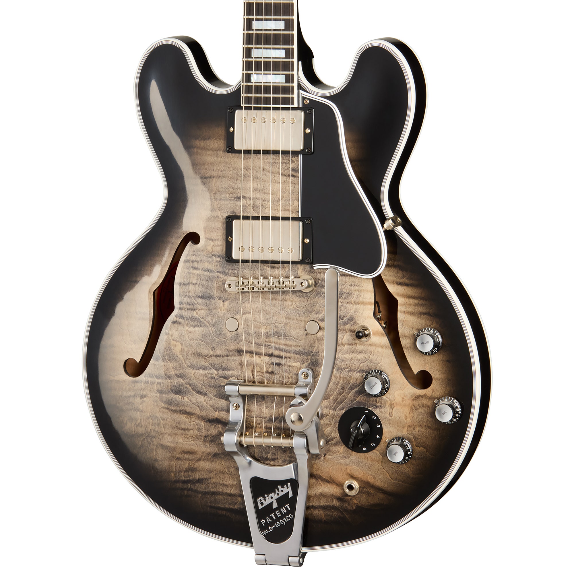 Gibson Custom Shop LE Gary Clark Jr. ES-355 Semi Hollow Body Guitar with Case and Bigsby