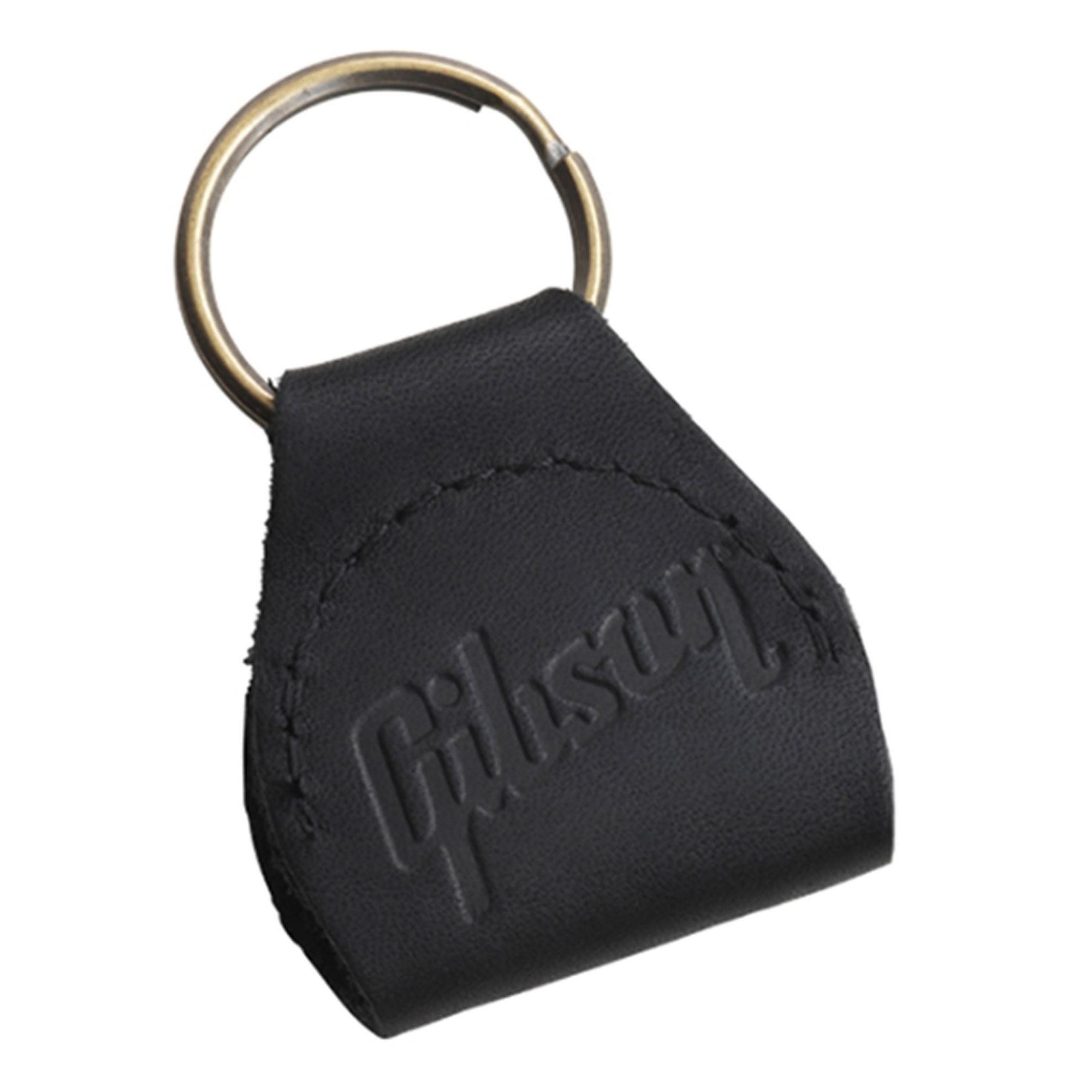 Gibson Premium Leather Pick Holder Keychain
