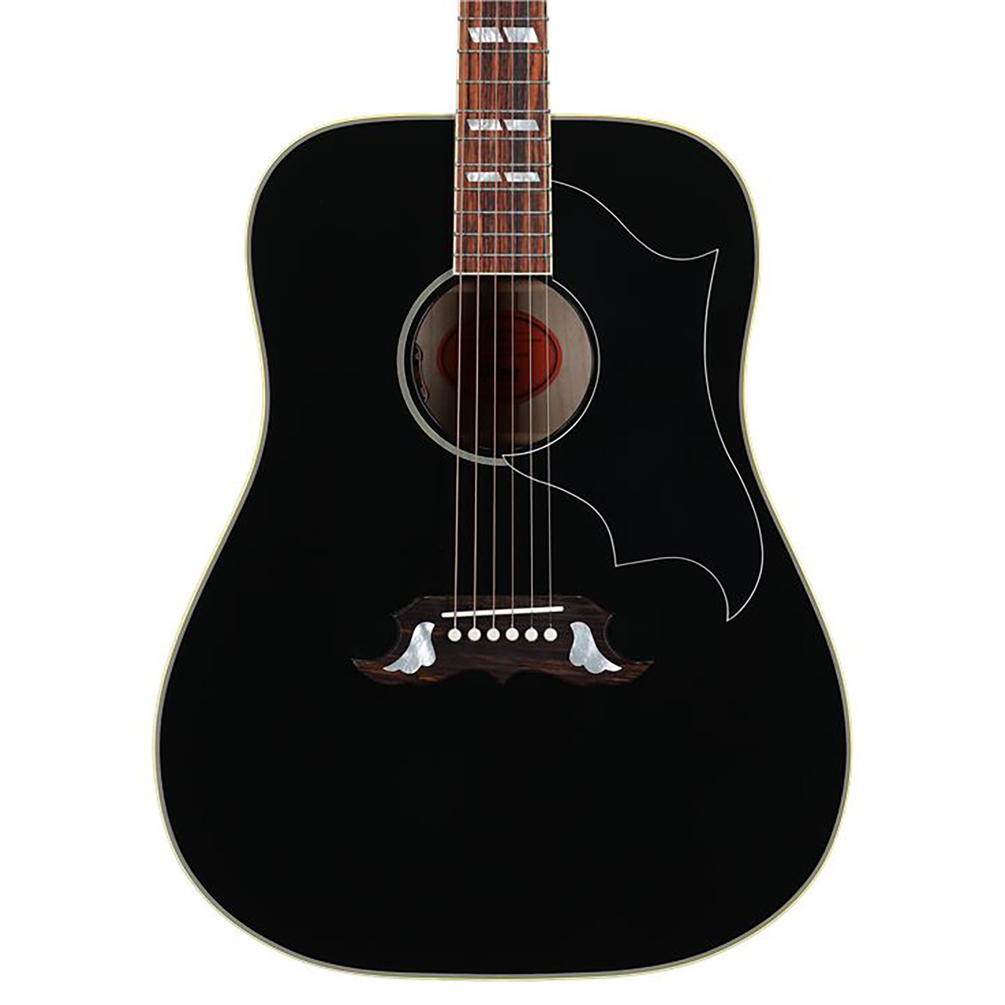 Gibson Elvis Presley Dove Acoustic Electric Guitar, Ebony with Case