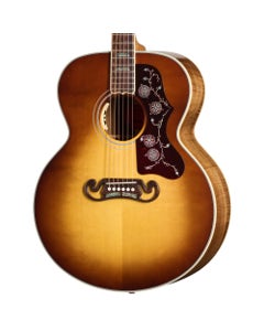 Gibson Custom SJ-200 Elegant Koa Acoustic Electric Guitar with Case