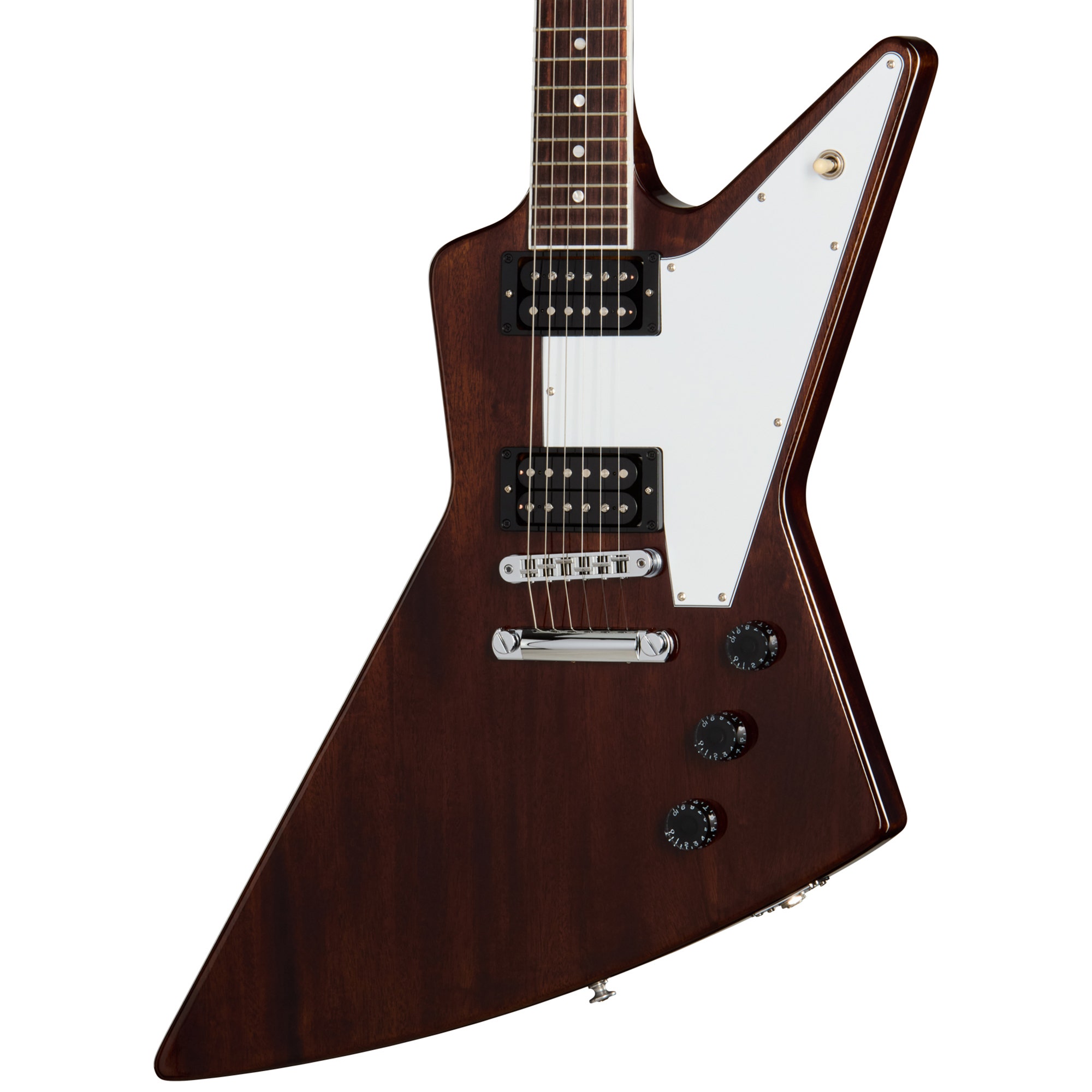 Gibson 70s Explorer Dark Walnut Guitar with Case