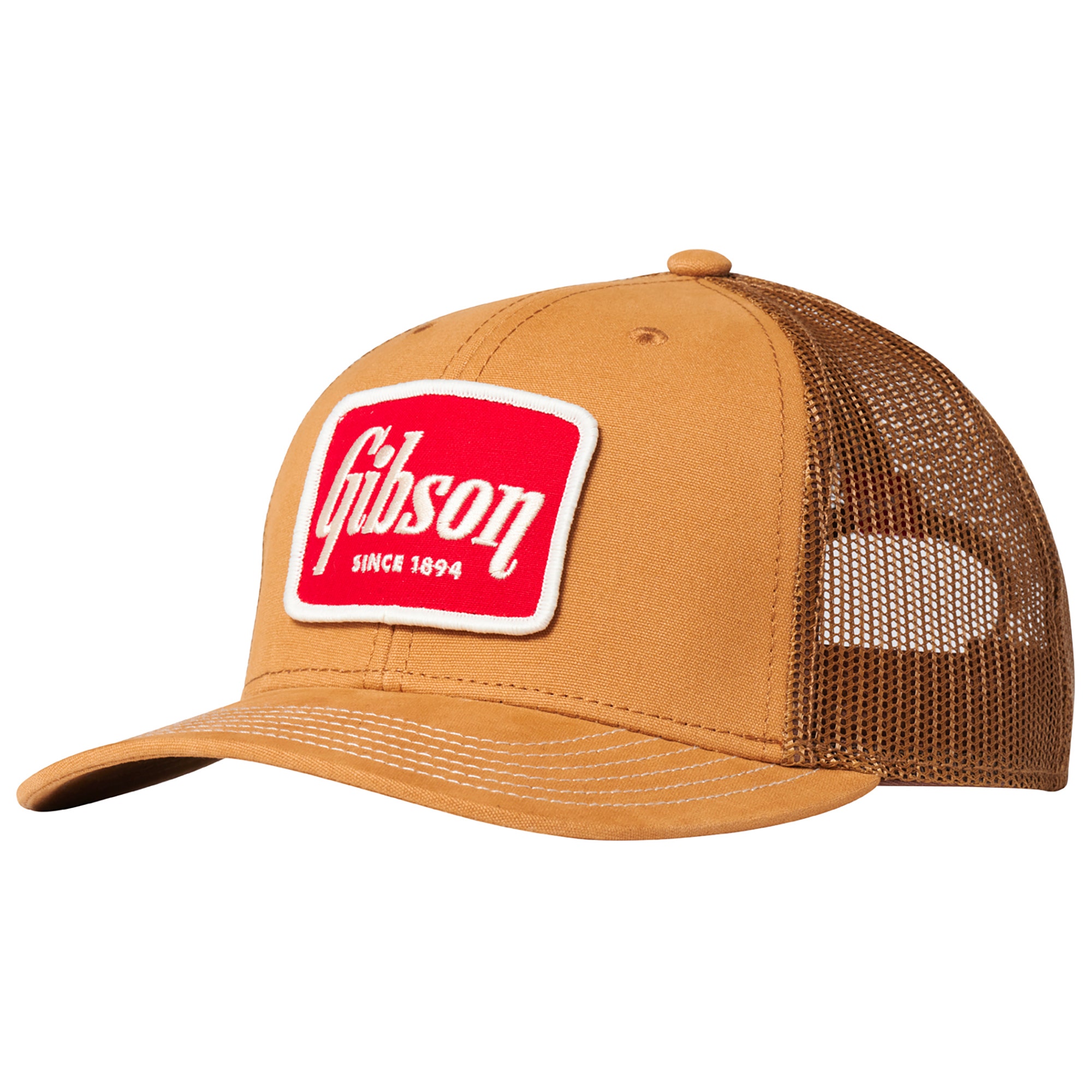Gibson Canvas Trucker Hat Tan