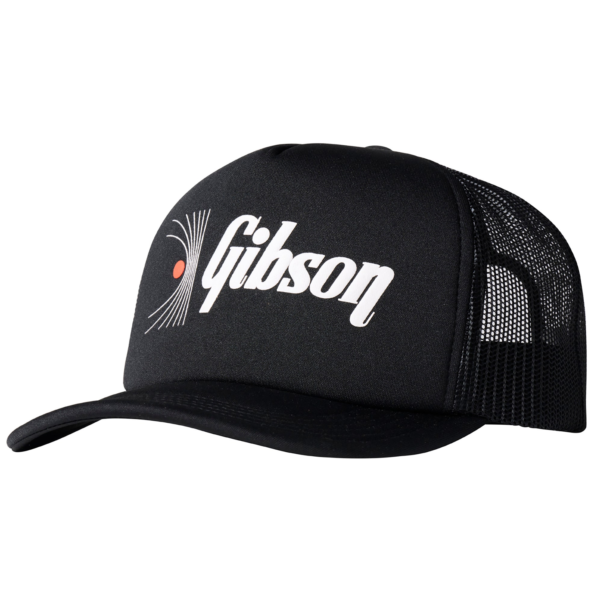 Gibson Soundwave Foam Trucker Hat Black