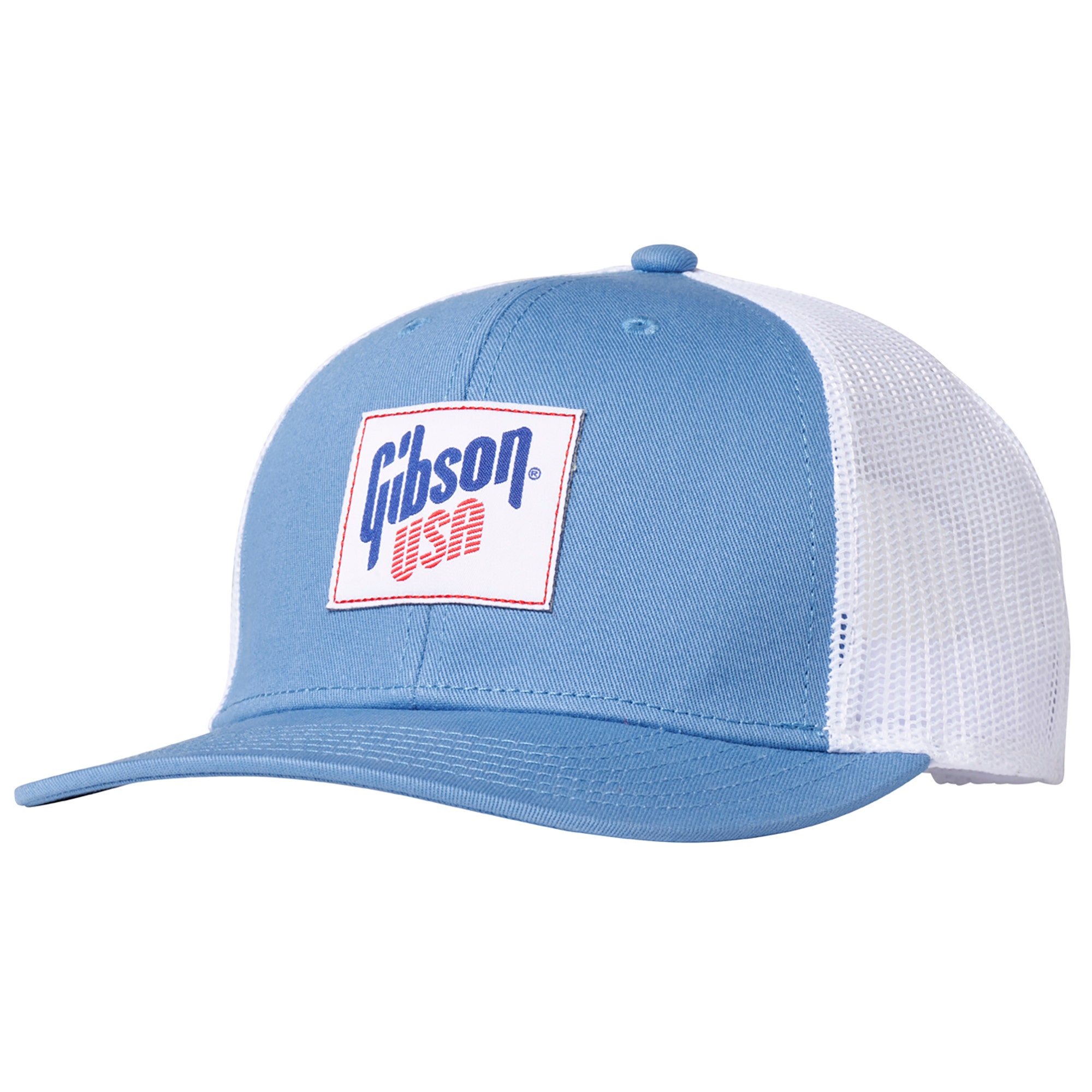 Gibson USA Trucker Hat Blue White