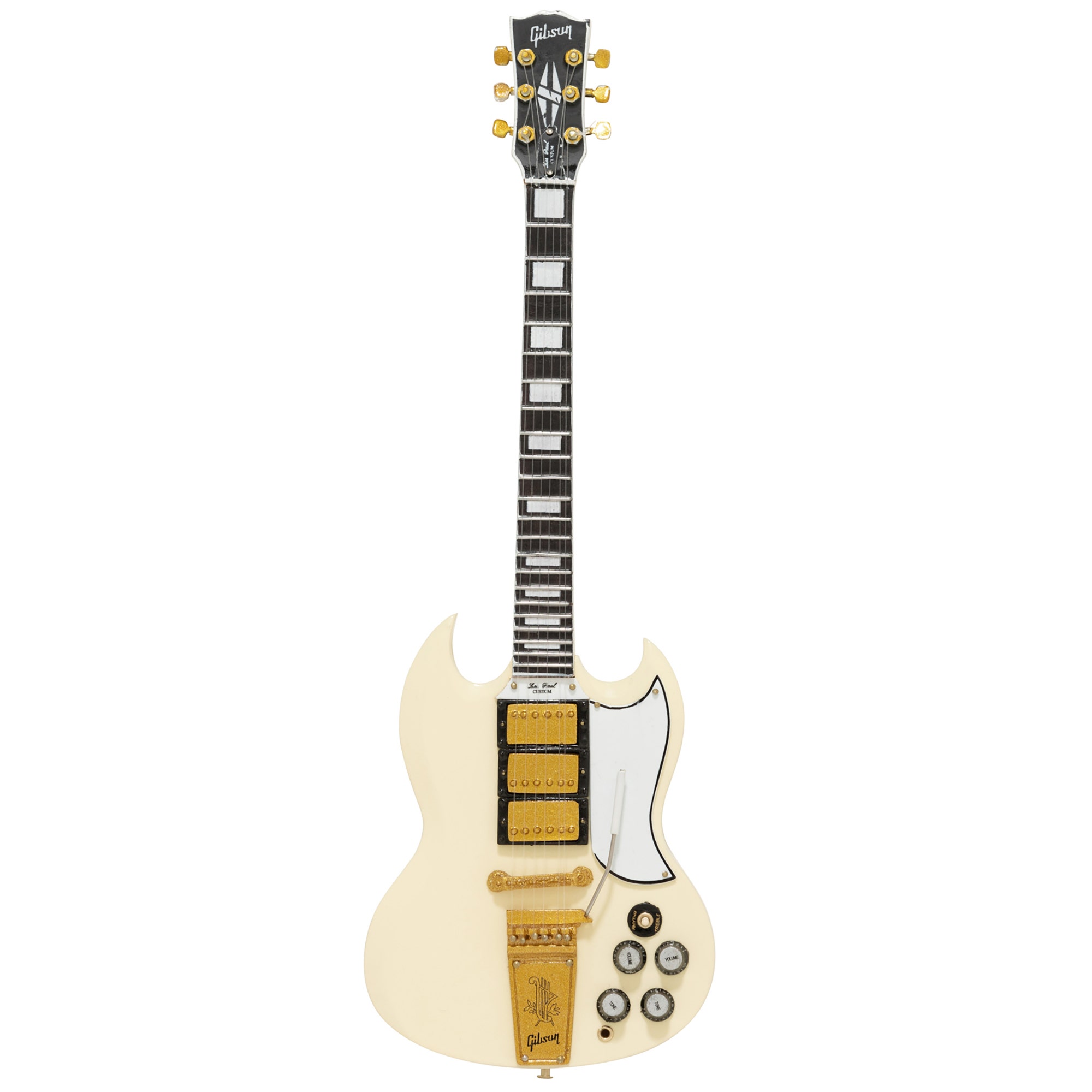 AXE HEAVEN Mini Replica Gibson 64 SG Custom White