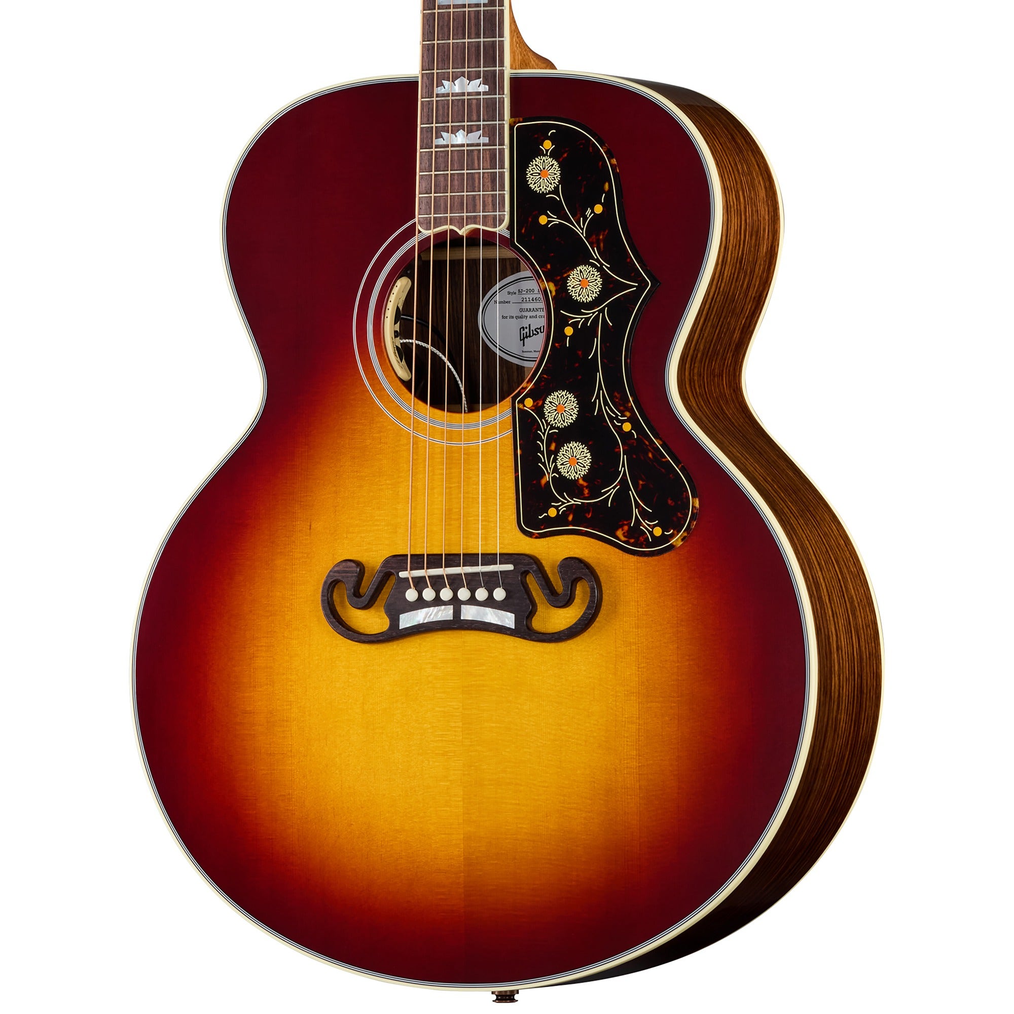 Gibson SJ-200 Standard Rosewood Acoustic Electric Guitar with Case