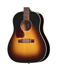 Gibson J-45 Standard Acoustic Electric 12-String Left-Handed Guitar with Case