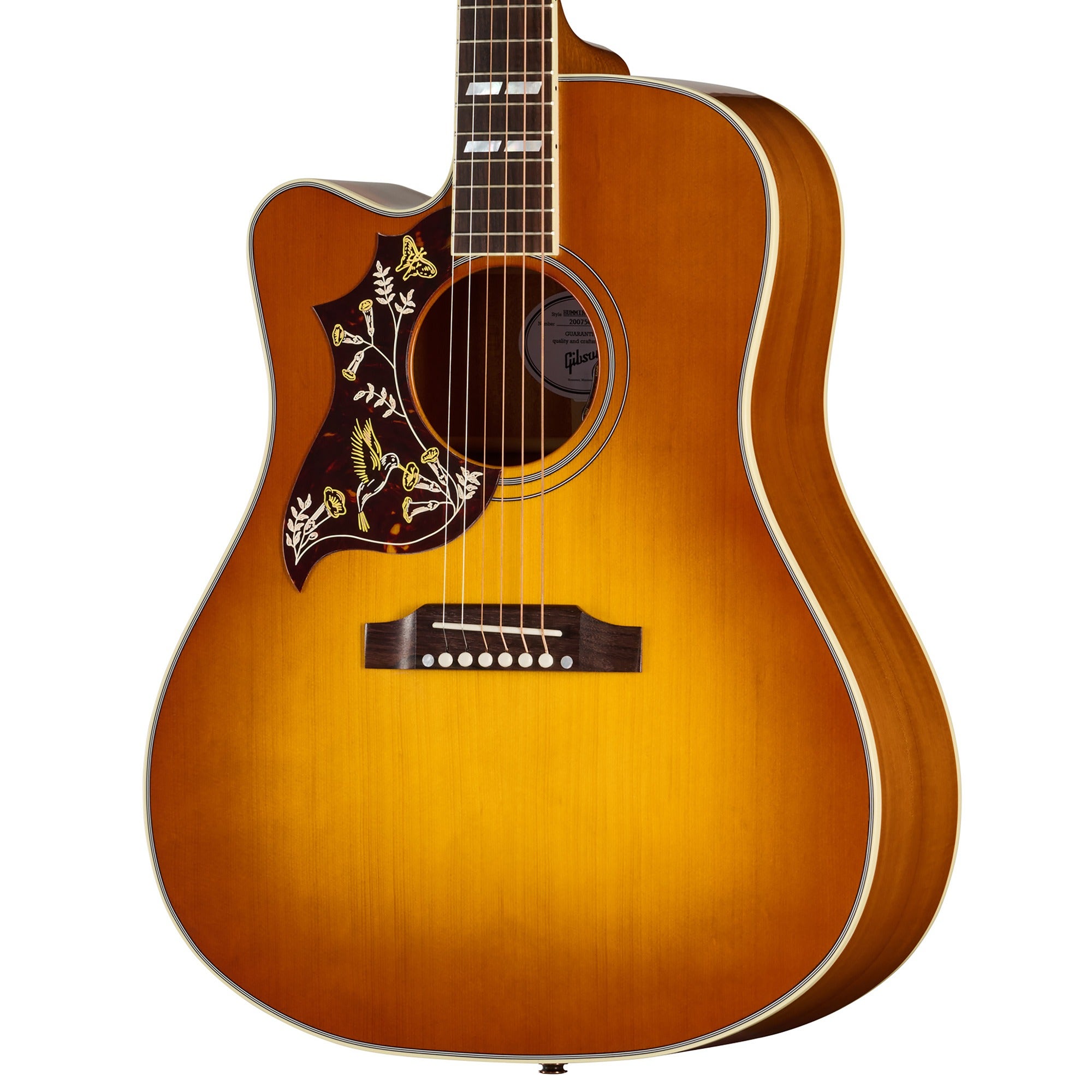 Gibson Hummingbird Standard Acoustic Electric EC Left-Handed Guitar with Case