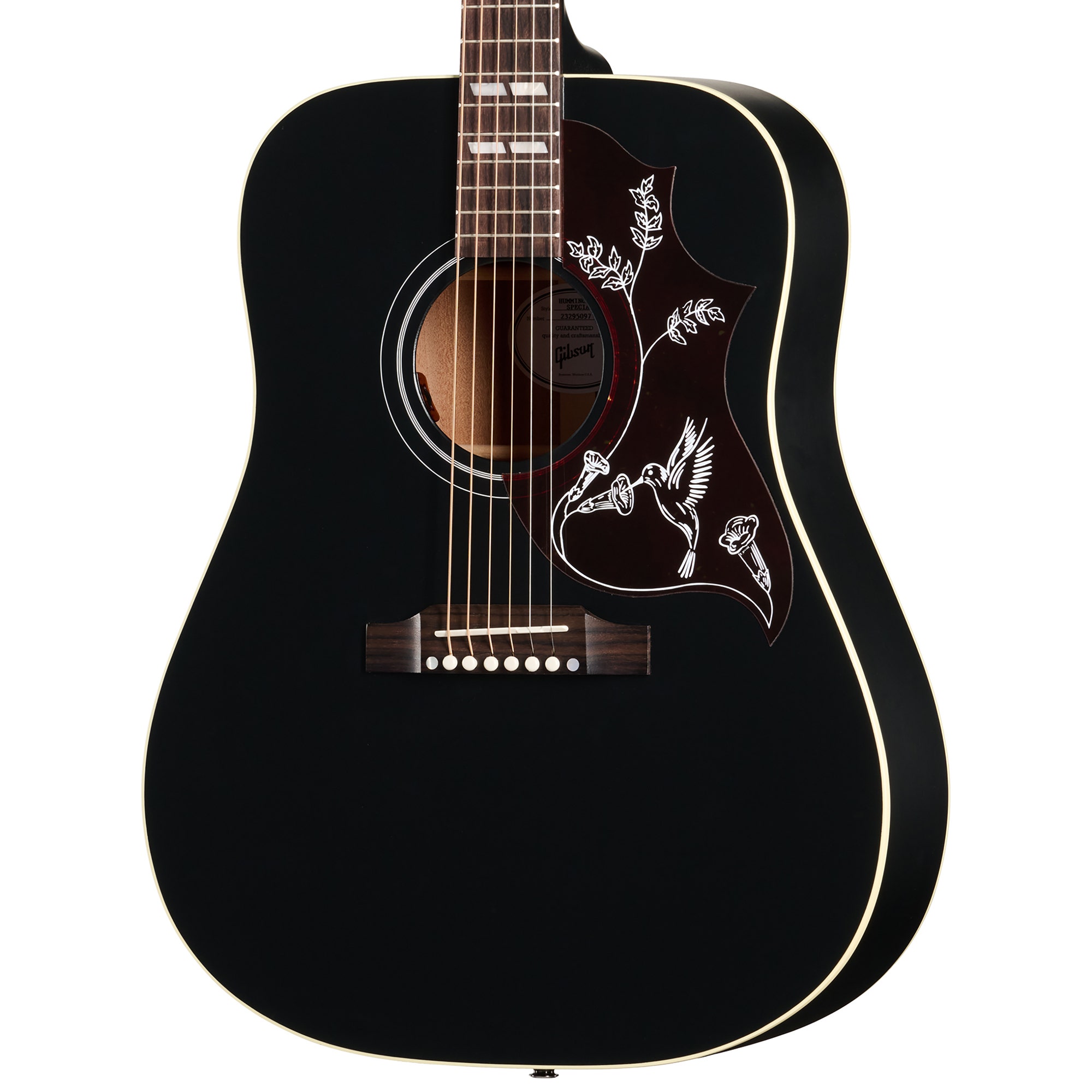 Gibson Hummingbird Special Acoustic Electric Satin Guitar with Bag Ebony