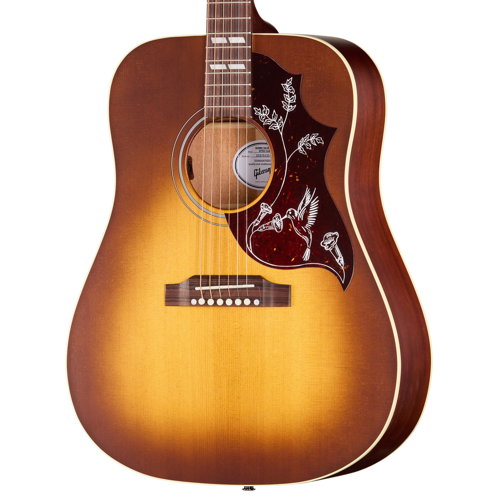Gibson Hummingbird Special Acoustic Electric Satin Guitar with Bag Honey Burst