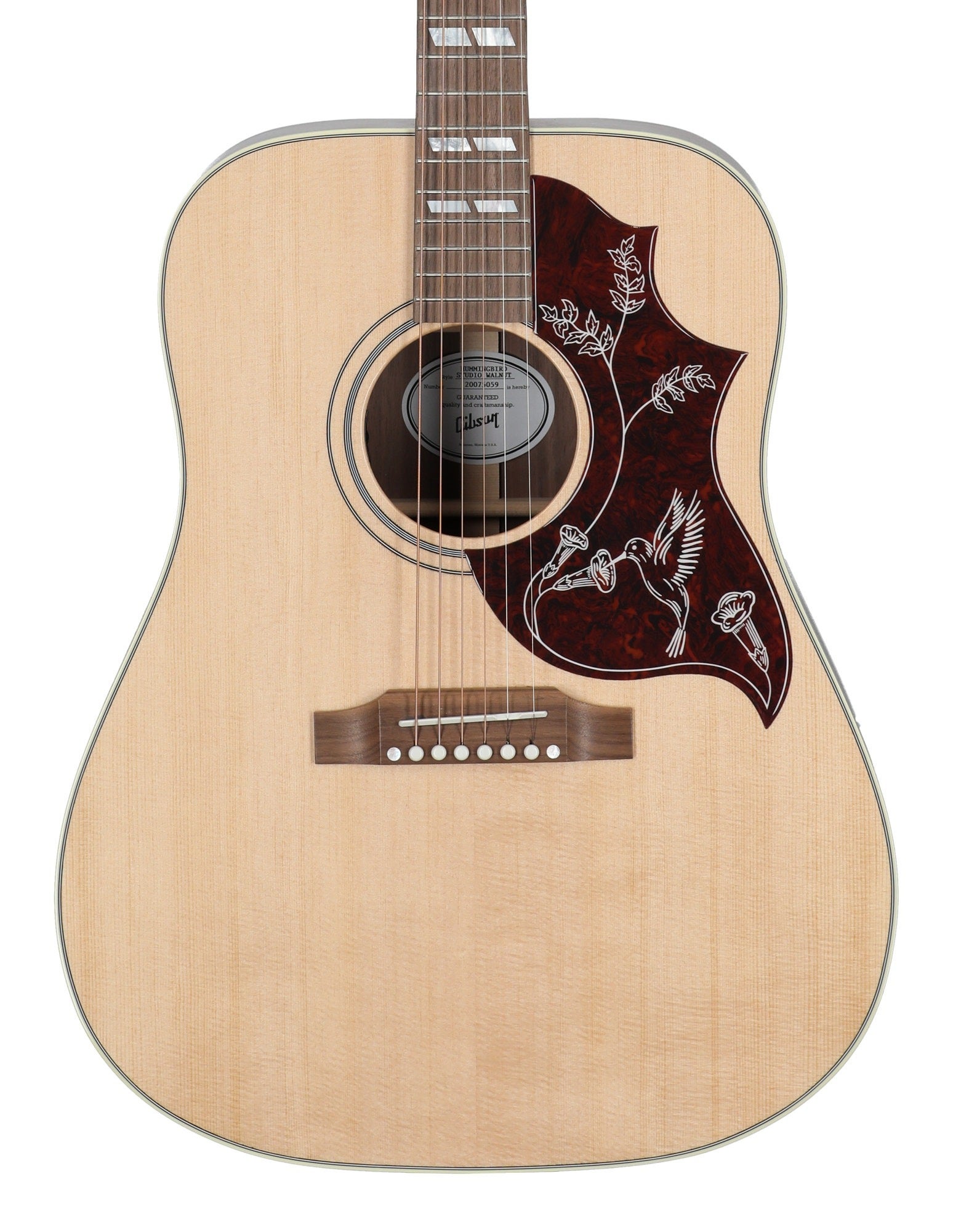 Gibson Hummingbird Studio Walnut Acoustic Electric Satin Guitar with Case