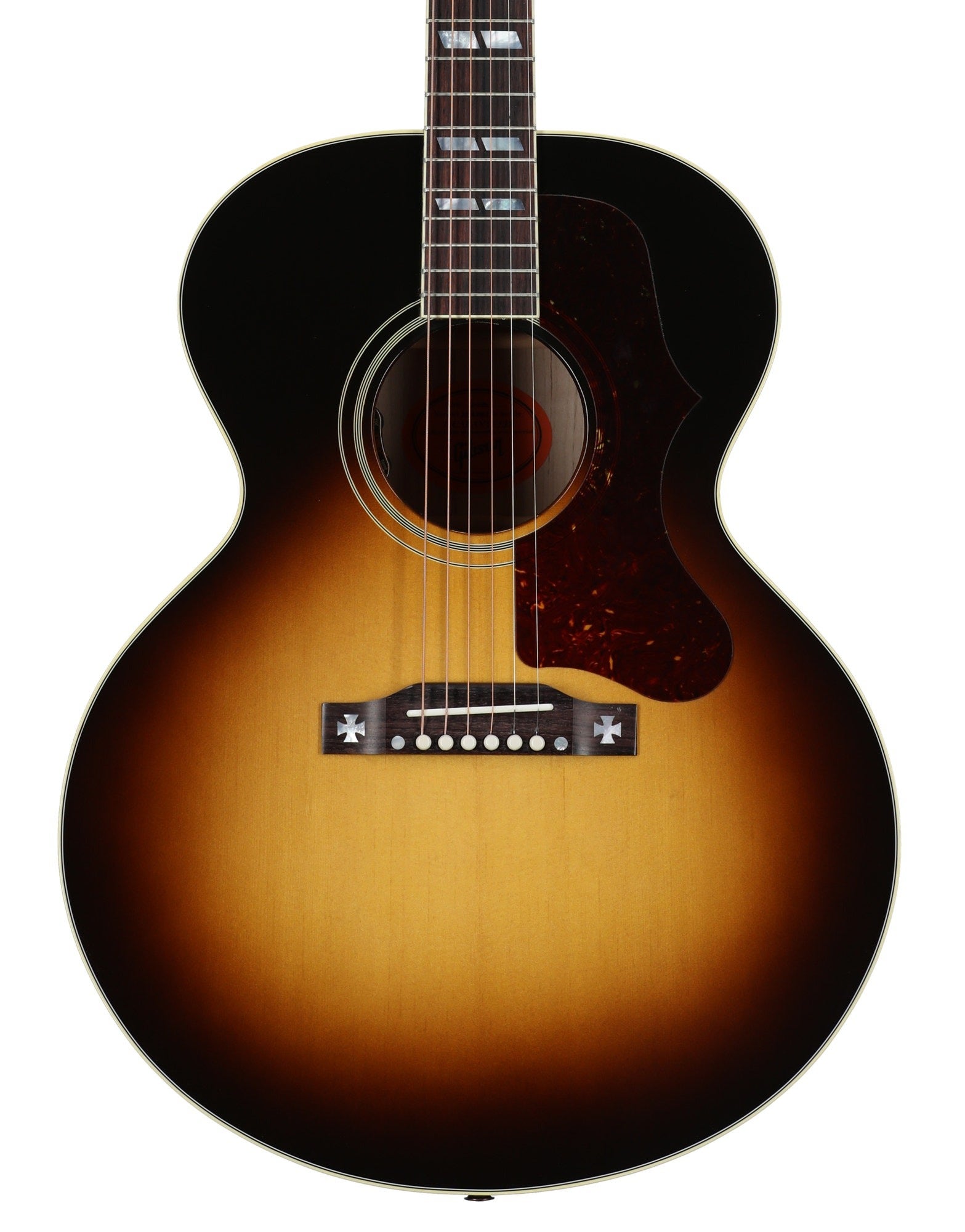 Gibson J-185 Original Jumbo Acoustic Electric Guitar with Case