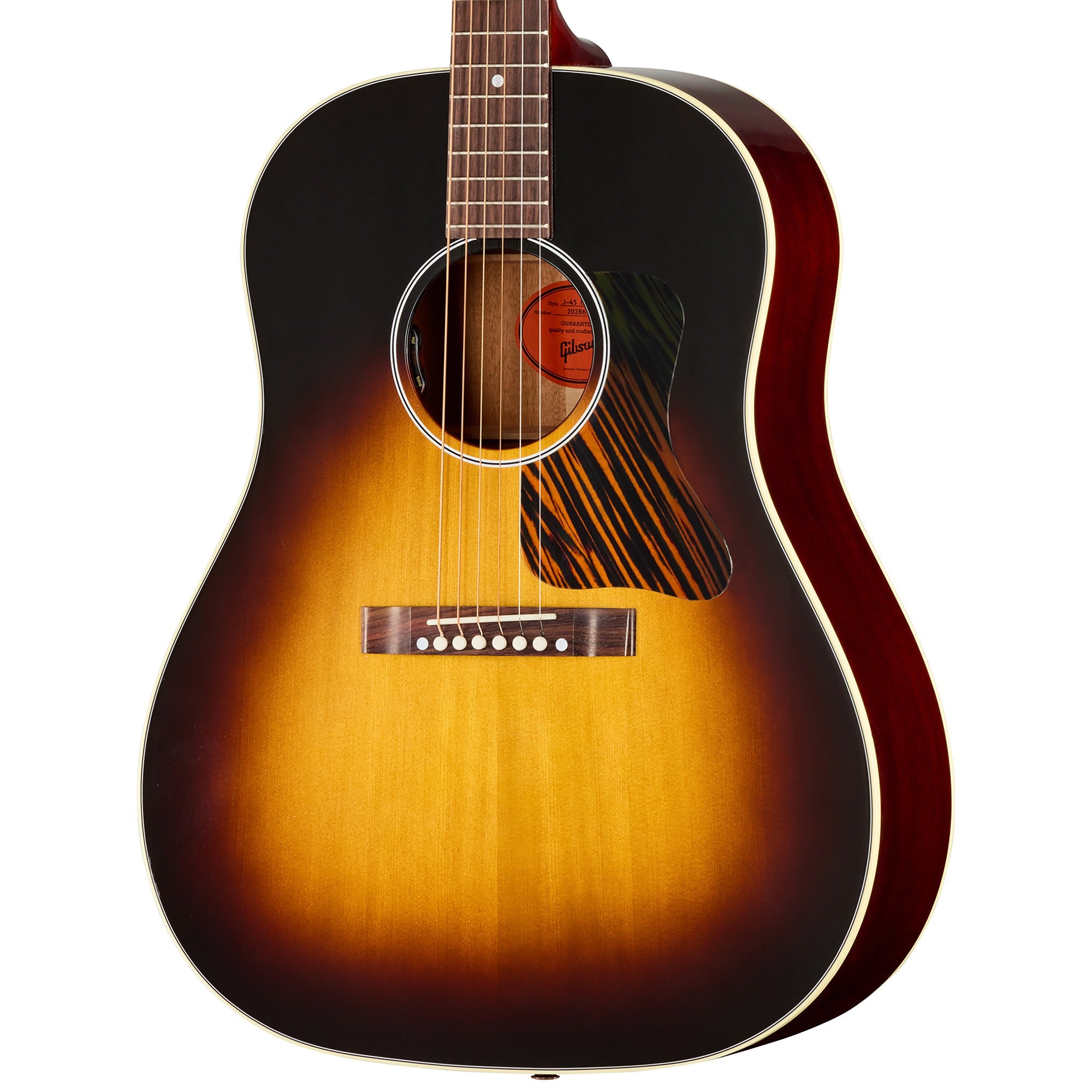 Gibson J-45 Original Acoustic Electric Guitar with Case Vintage Sunburst