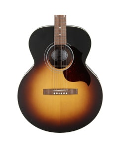 Gibson Exclusive J165 Non-Cutaway Jumbo Acoustic Electric Guitar with Case Satin Vintage Sunburst View 8