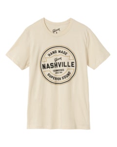 Gibson Hand Made in Nashville Tee Cream