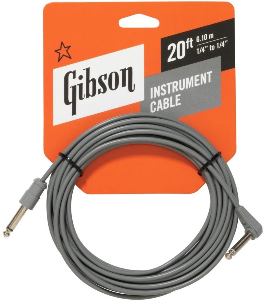 Gibson Vintage Orig Instrument Cable 20 Foot, Grey