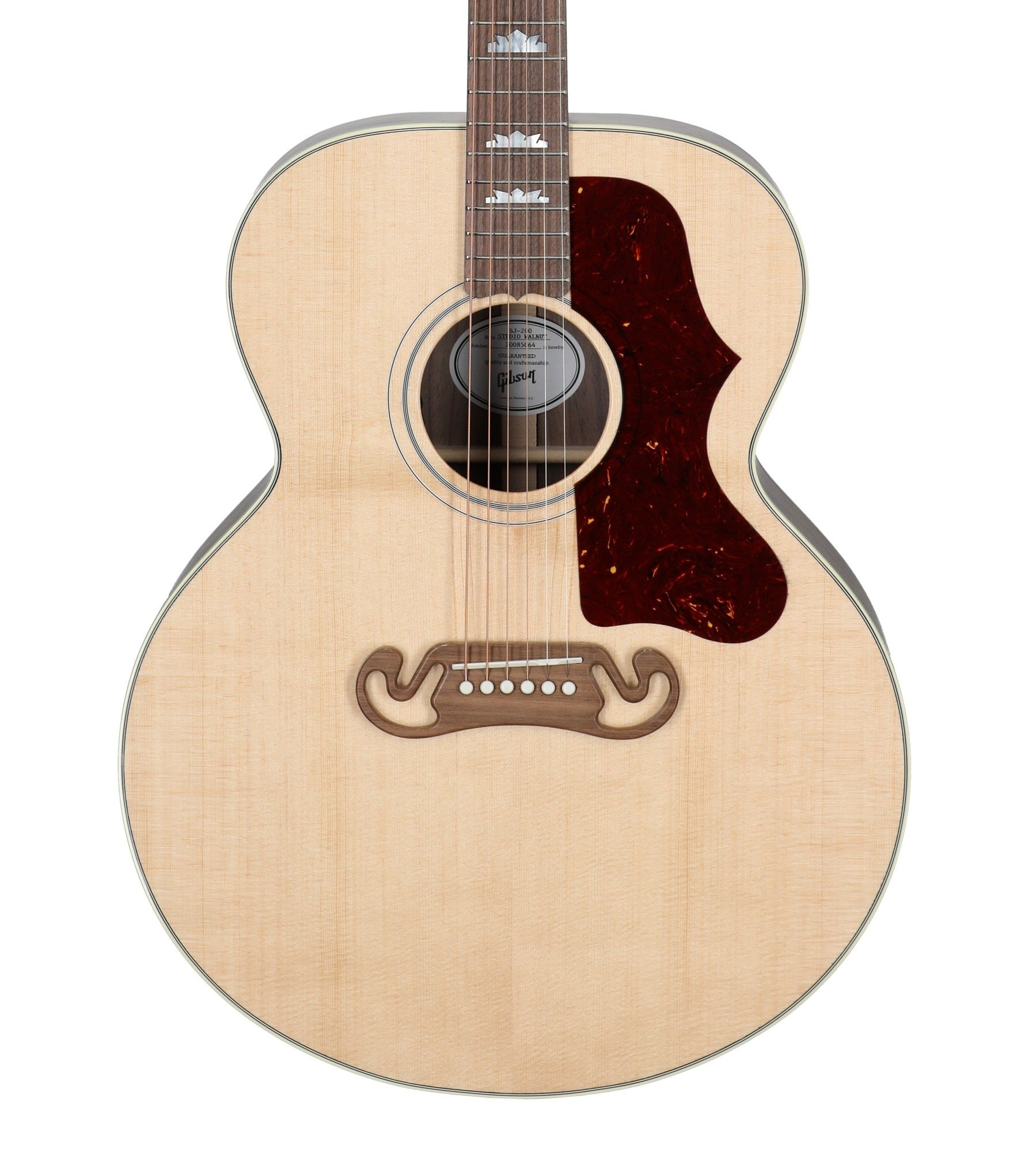 Gibson SJ-200 Studio Walnut Jumbo Acoustic Electric Satin Guitar with Case