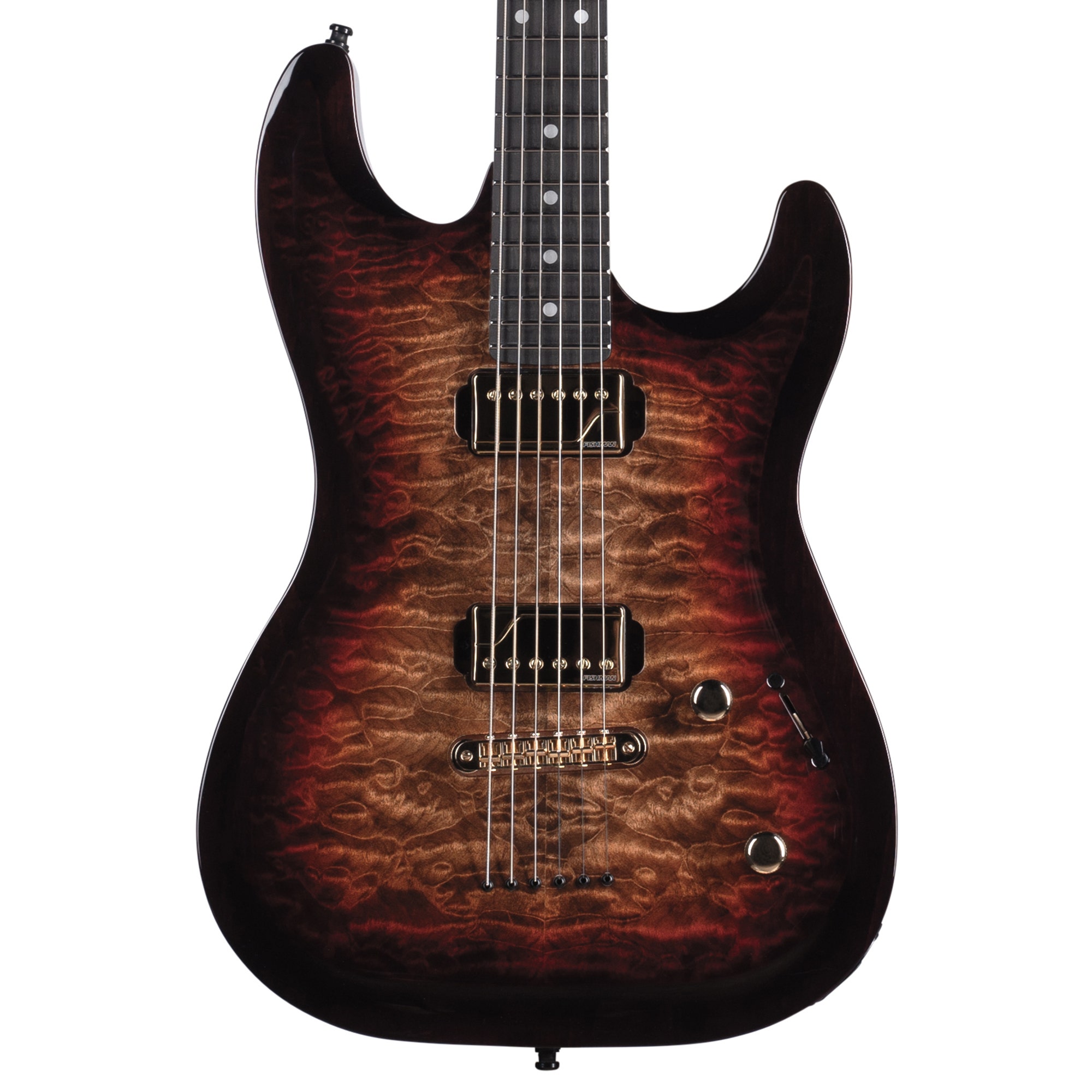 Godin Artisan ST-II Whiskey Burst EN Guitar with Case