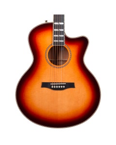 Godin Connaisseur MJ Sunsetburst Maho with Bag
