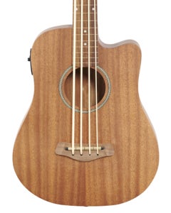 Gold Tone M-Bass Acoustic Electric Fretless Bass Guitar with Gig Bag