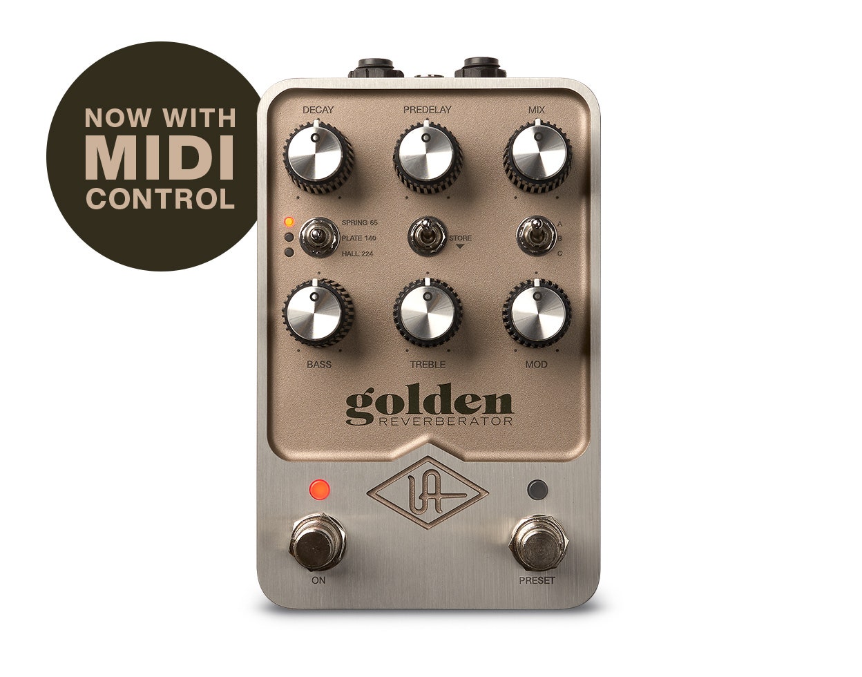 Universal Audio Golden Reverberator Effect Pedal