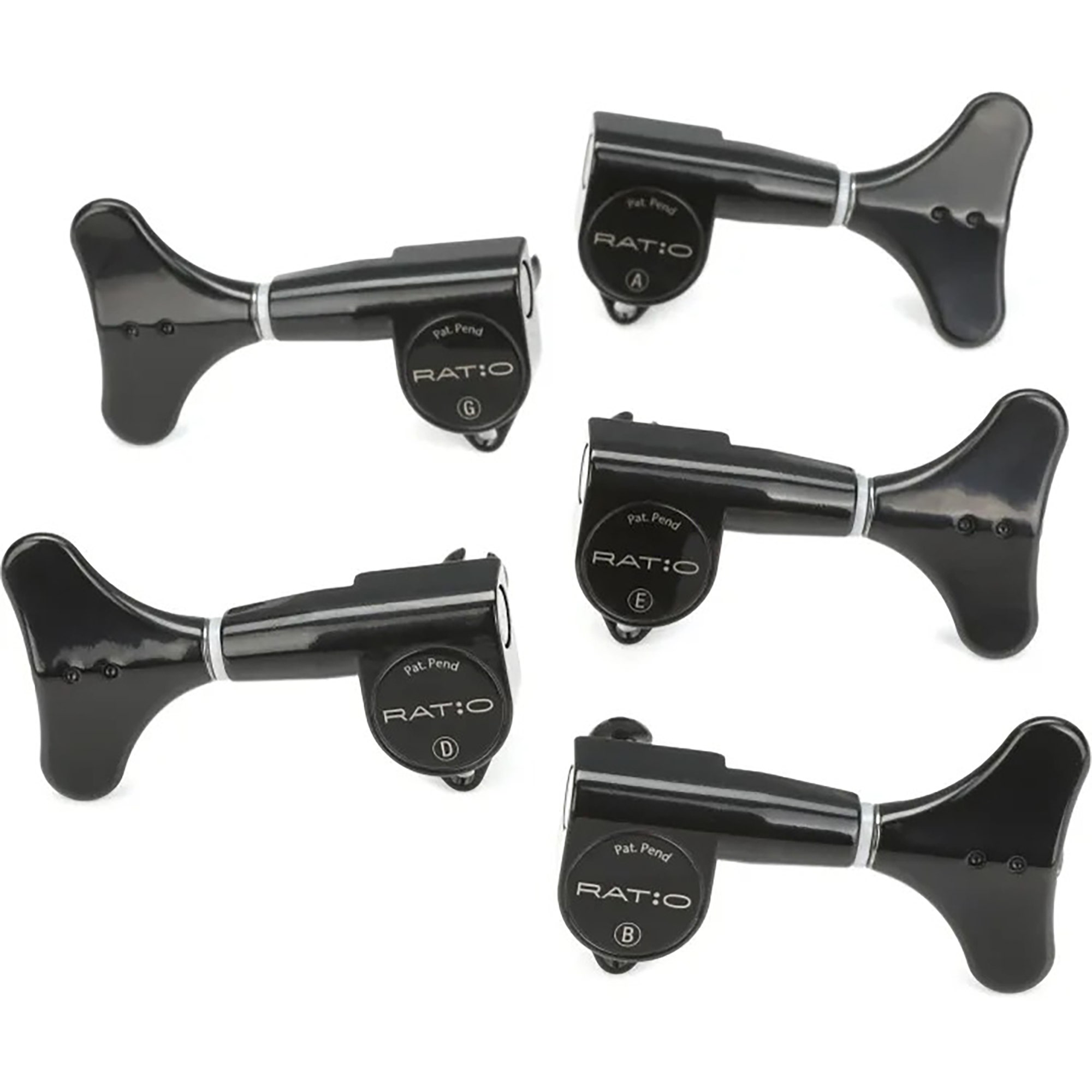 Graph Tech PRB-5320-B0 Ratio 5-String Bass Tuners