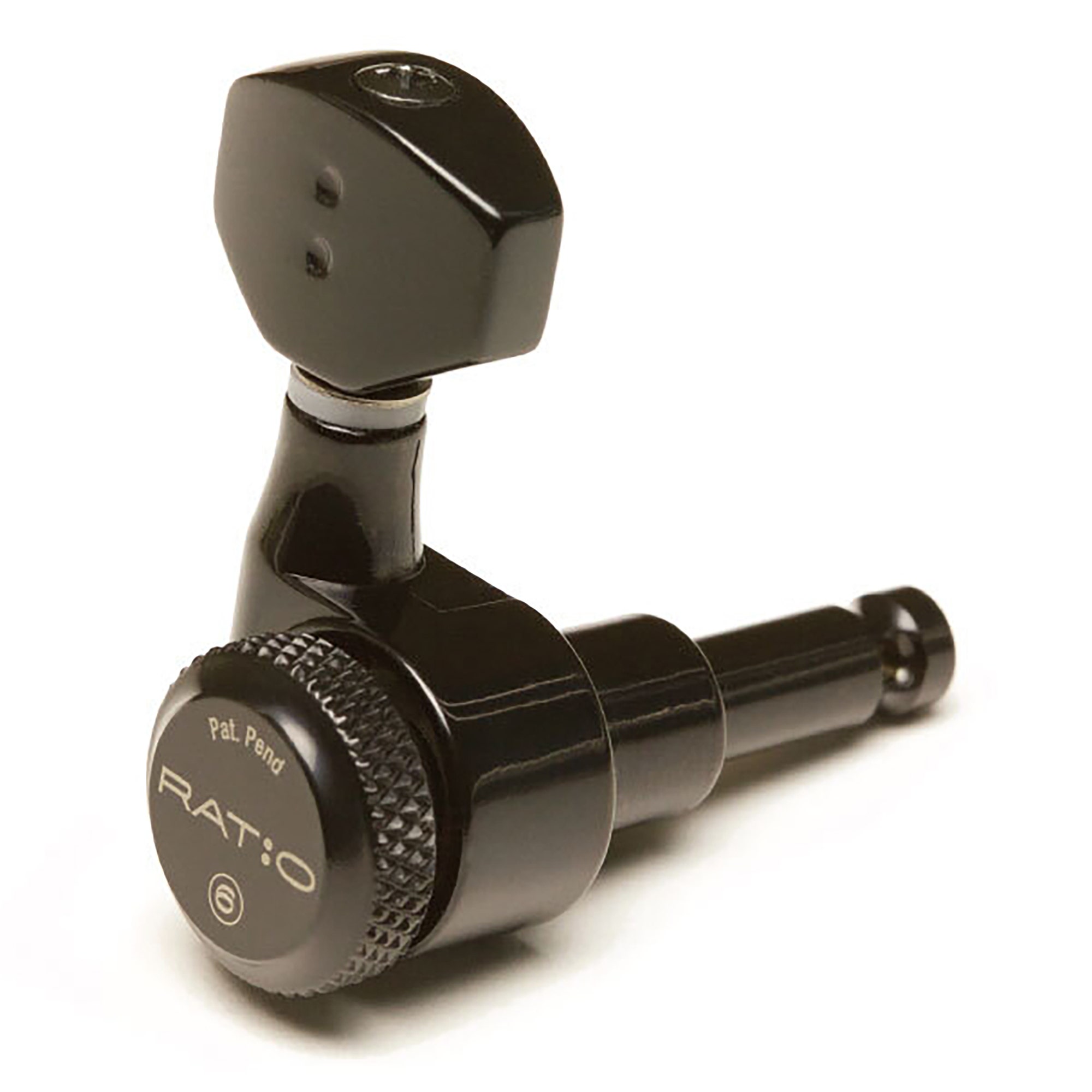 Graph Tech Ratio Lefty Electric Locking 6 in-Line Tuners Black