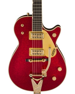 Gretsch LE G6129TG-59VS Red Sparkle Jet Guitar with Bigsby and Case