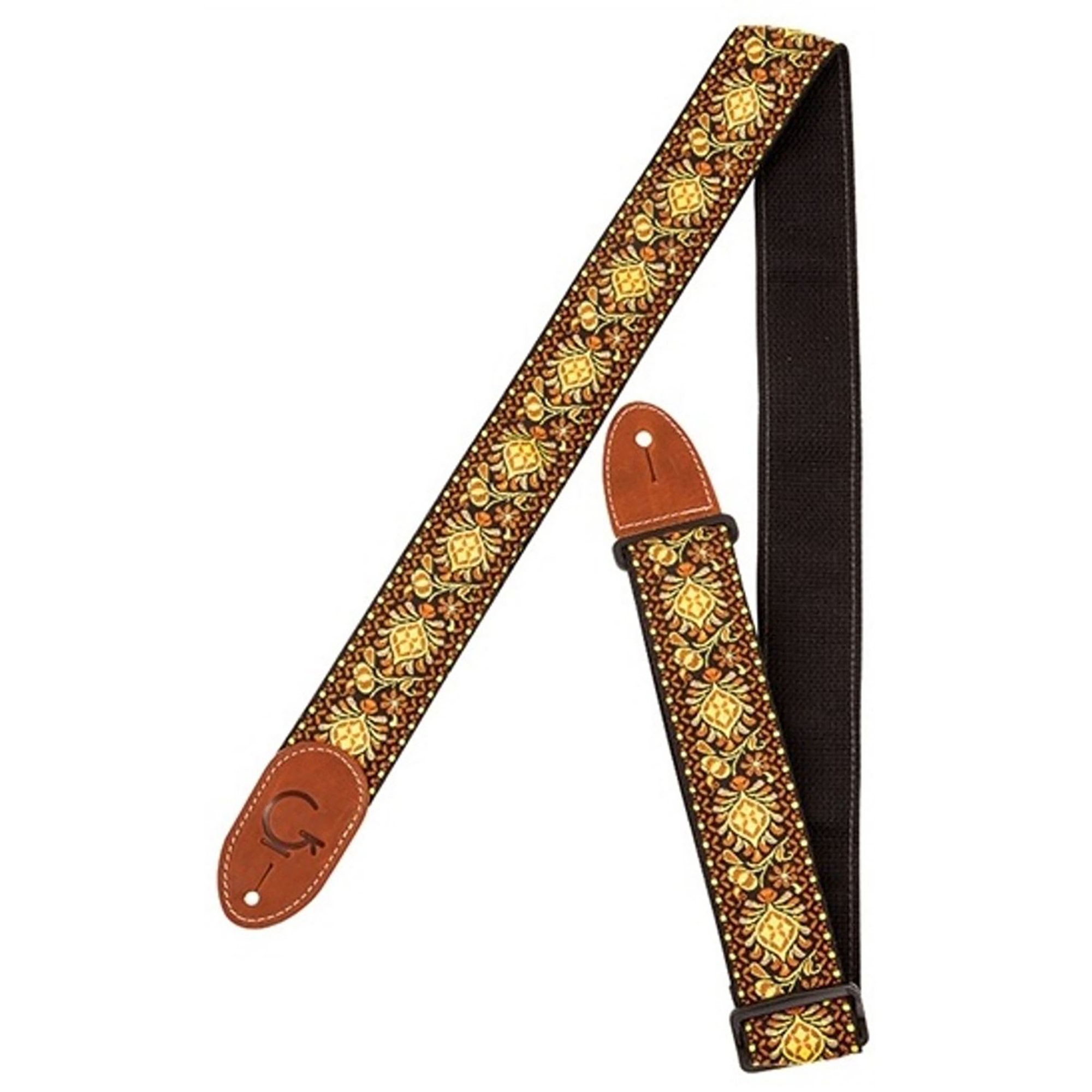 Gretsch G Brand Guitar Strap Yellow Orange