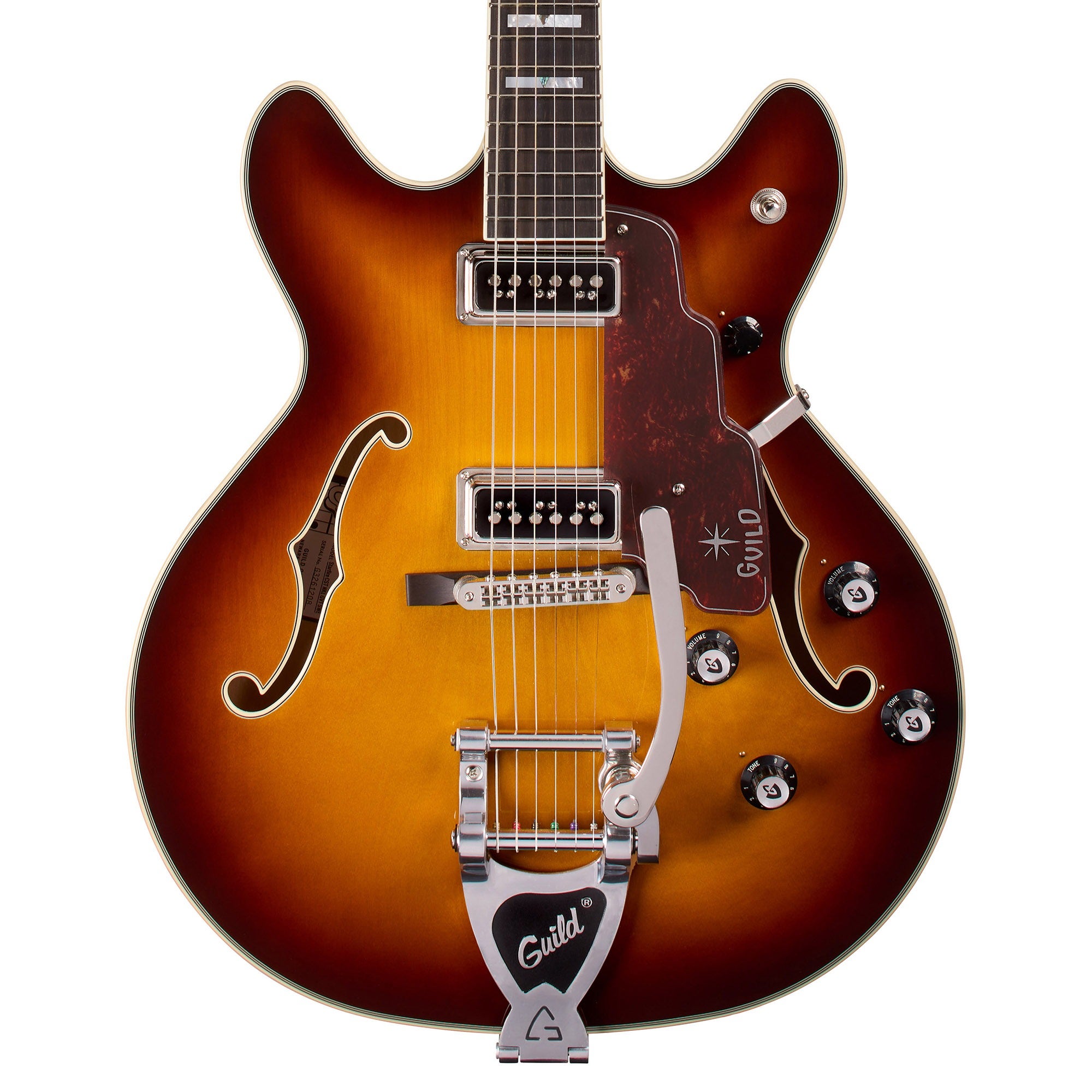 Guild Starfire Custom DC Semi Hollow Body Double Cut Guild Vibrato Guitar