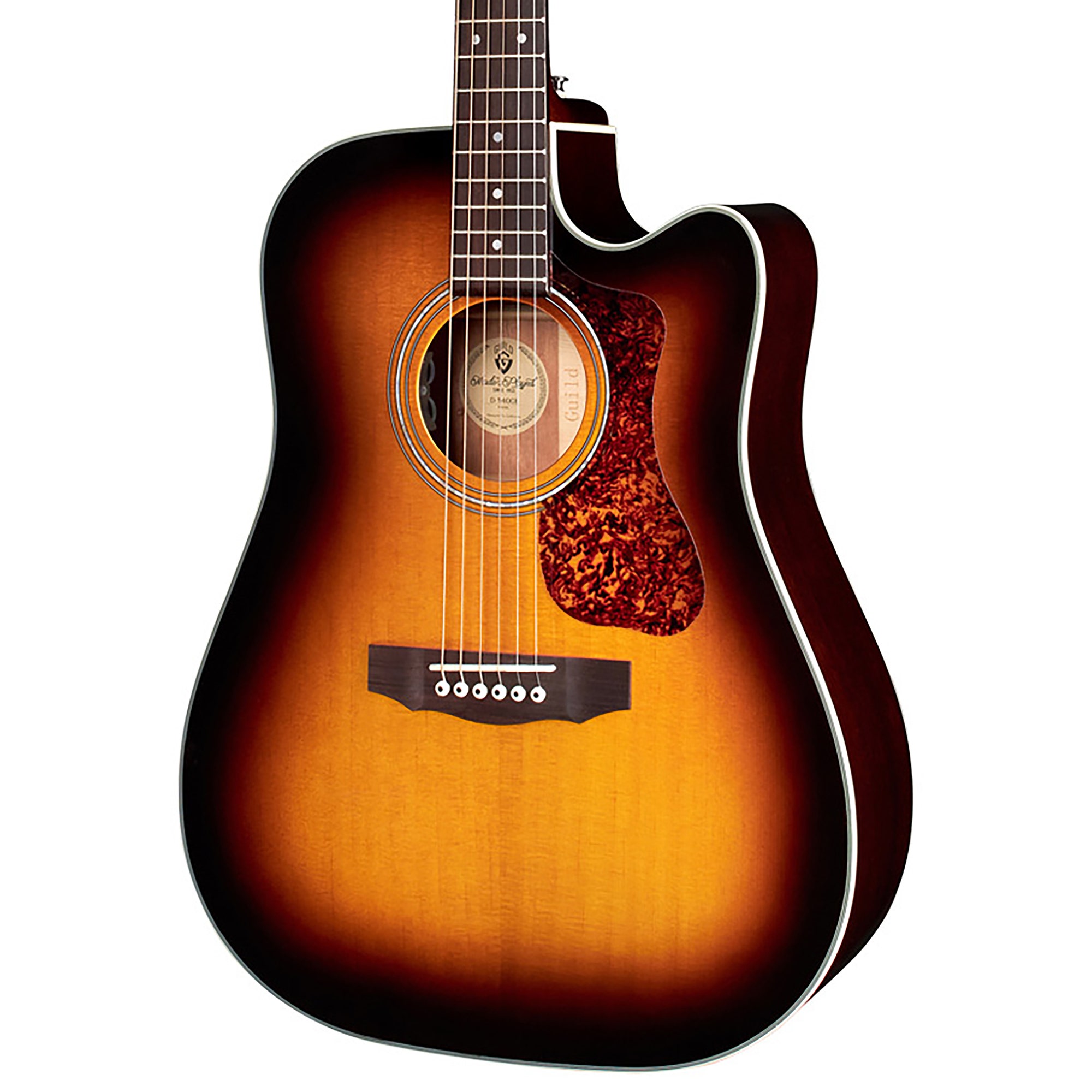 Guild D 140CE Acoustic Electric Guitar Antique Burst