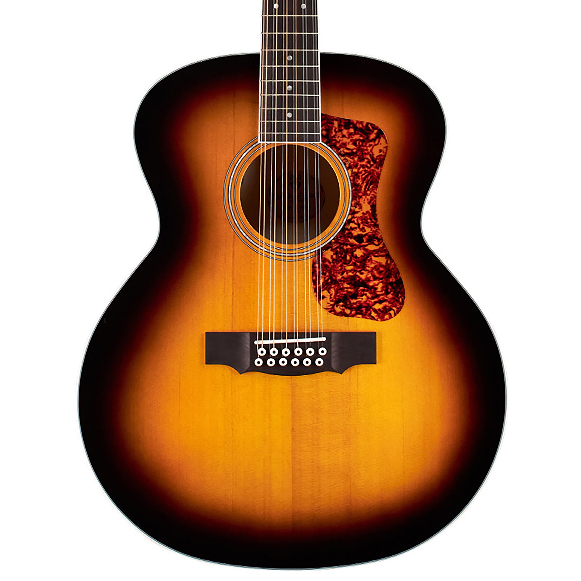Guild F 2512E Jumbo 12-String Acoustic Electric Guitar Antique Burst