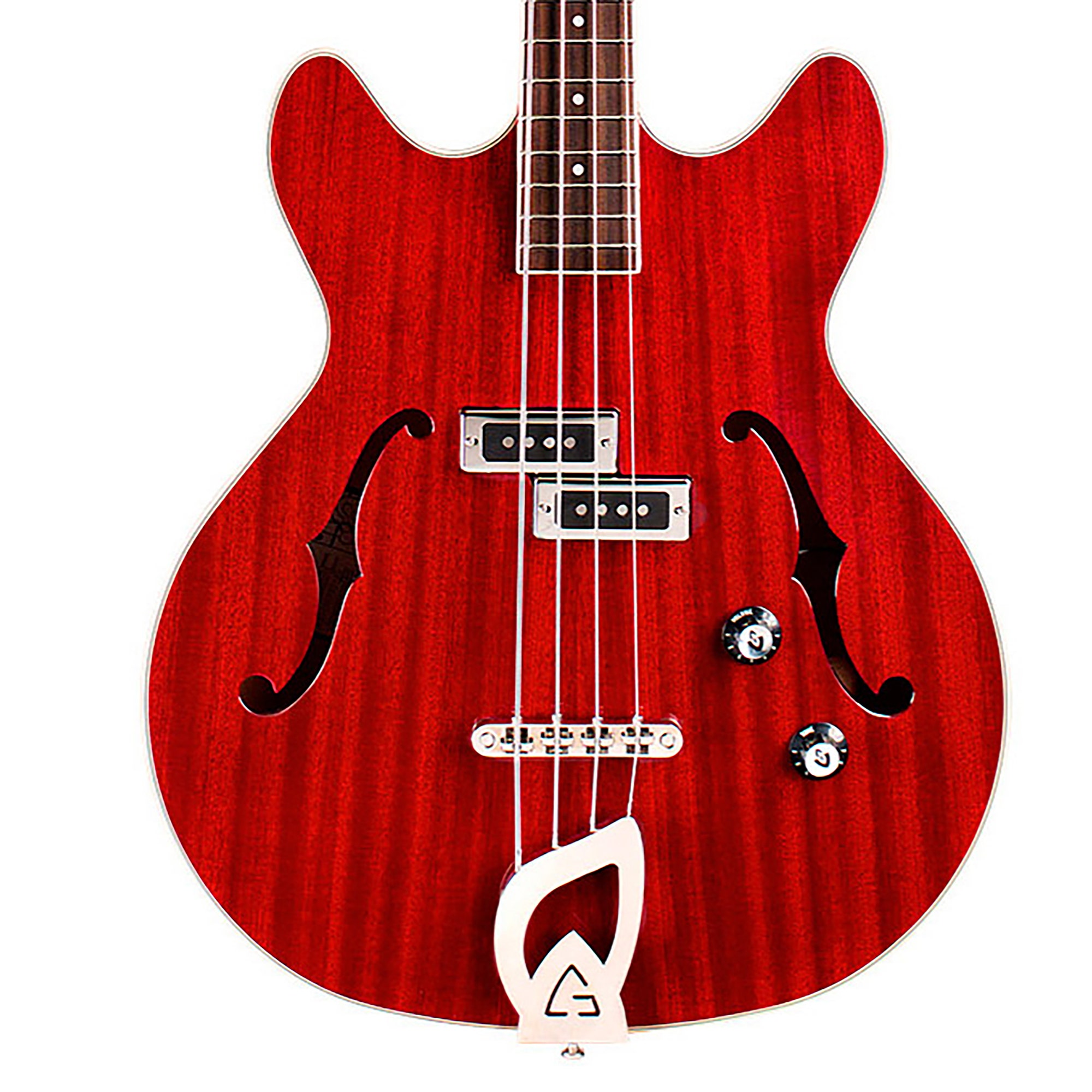 Guild Starfire Semi Hollow Electric Bass Guitar Cherry Red