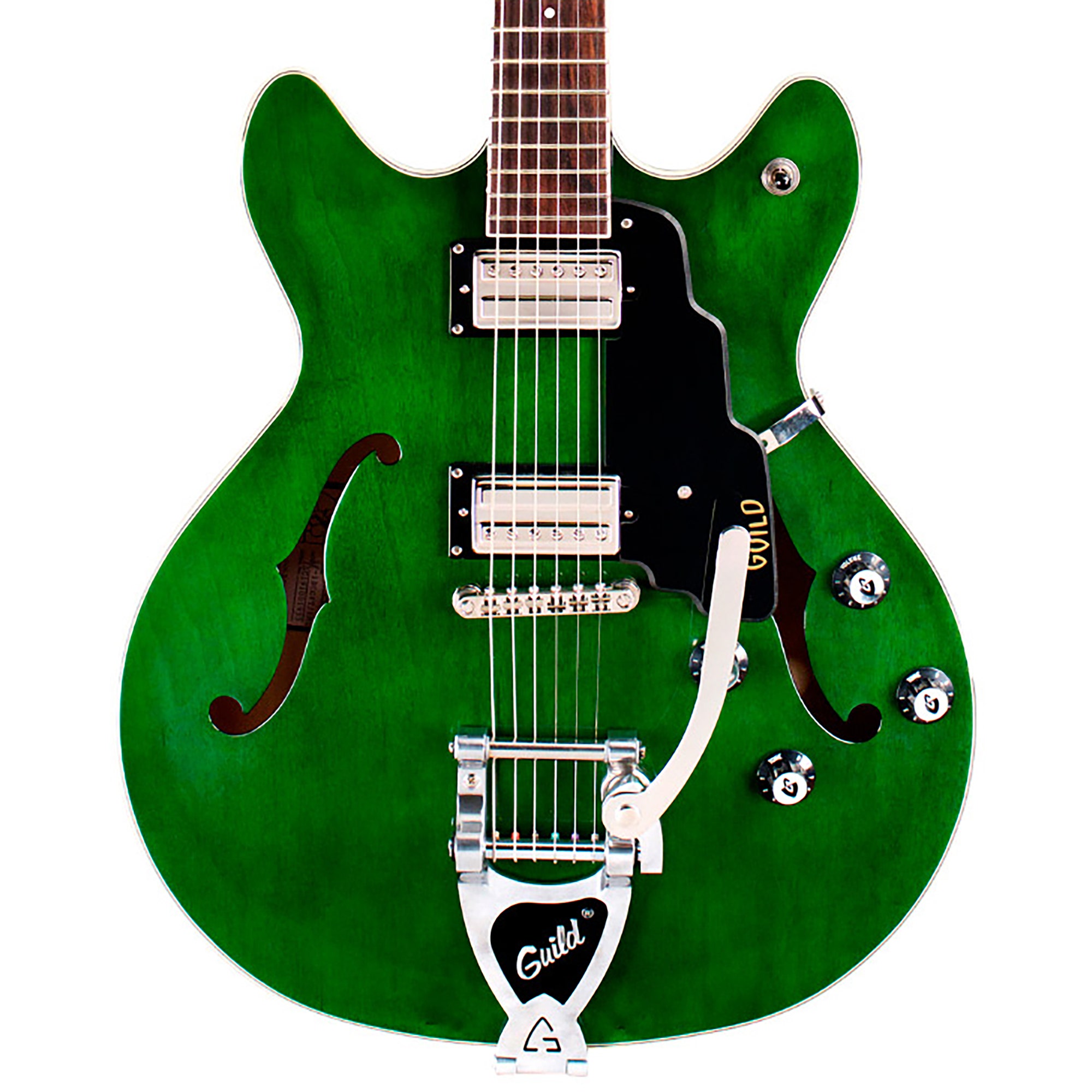Guild Starfire Double Cut Semi Hollow Guitar Emerald Green
