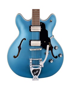 Guild Starfire Double Cut Semi Hollow Guitar Pelham Blue