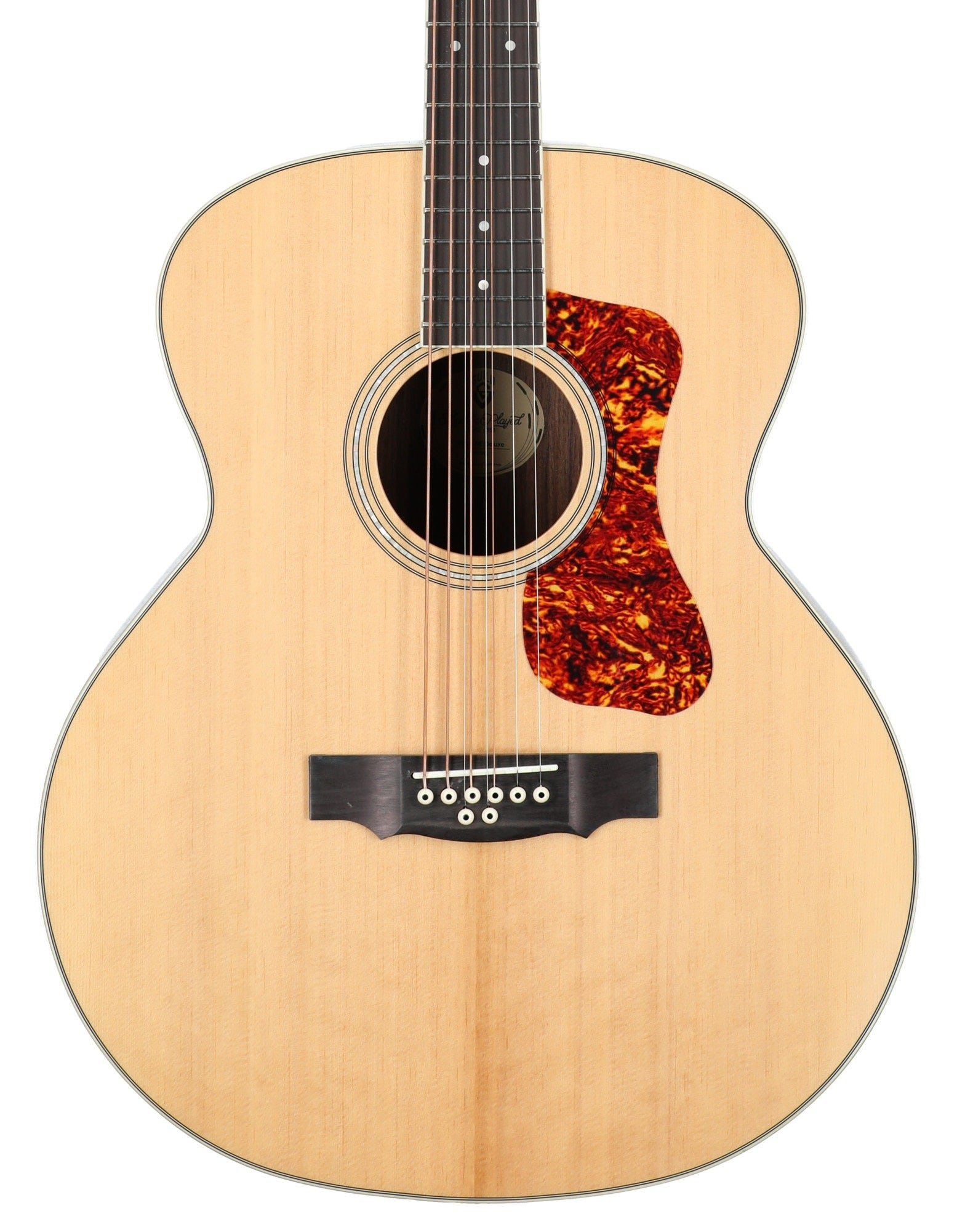 Guild BT-258E Deluxe 8-String Baritone Jumbo Acoustic Electric Guitar